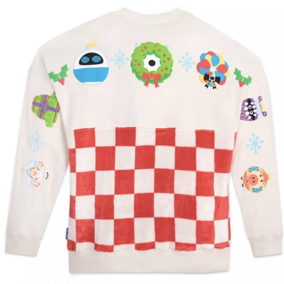 DISNEY PIXAR 2022 CHRISTMAS CHECKERED SPIRIT JERSEY Adult Small - Picture 3 of 13